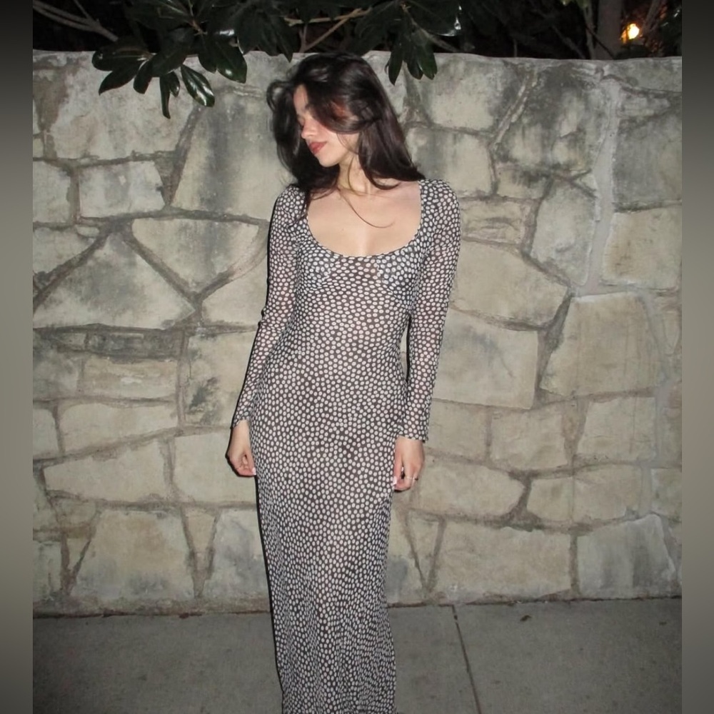 NWOT Realisation Par Inka Dress Full moon Size L - Picture 2 of 11
